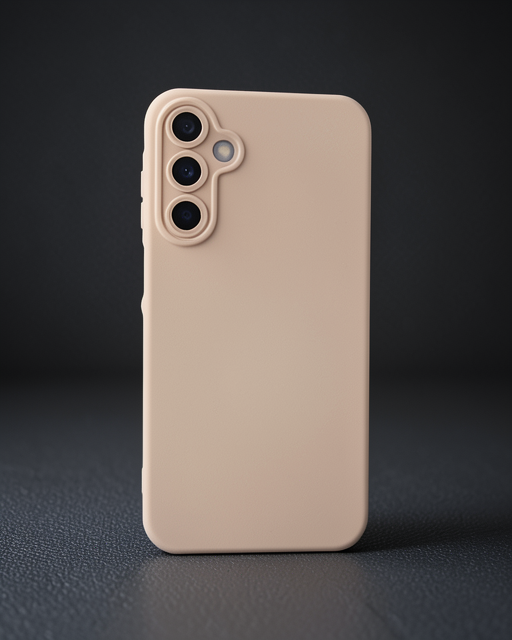 Samsung Galaxy A25 5g Kılıf Nano İçi Kadife Silikon - Pudra