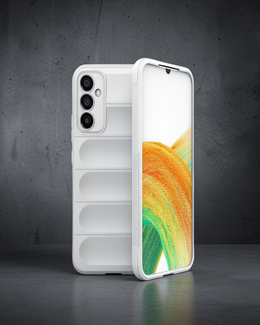 Samsung Galaxy A25 5g Kılıf Optimum Silikon - Krem