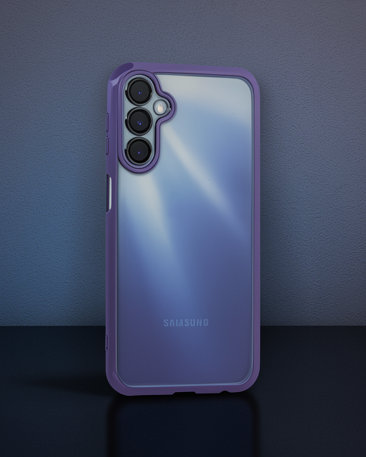 Samsung Galaxy A25 5g Kılıf Razer Lensli Silikon - Mor