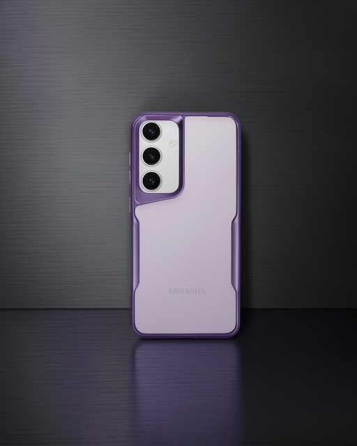 Samsung Galaxy A35 5g Kılıf Boyi Silikon Kapak - Derin Mor