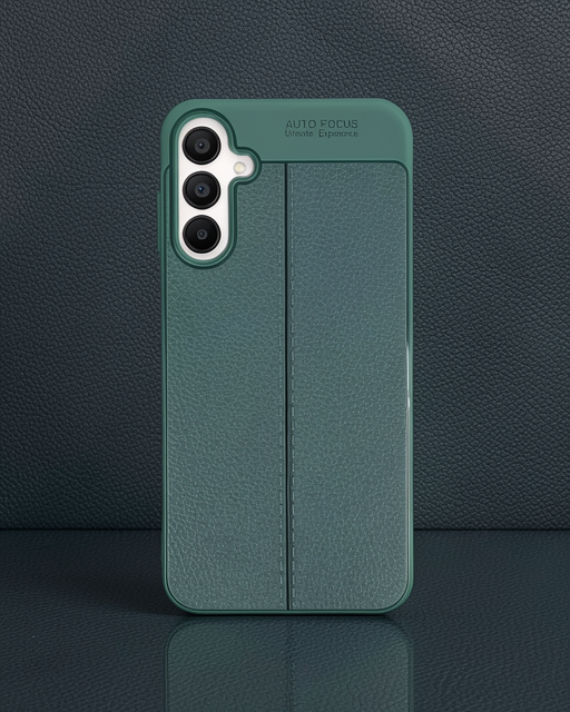 Samsung Galaxy A55 5g Kılıf Auto Focus Kapak - Koyu Yeşil