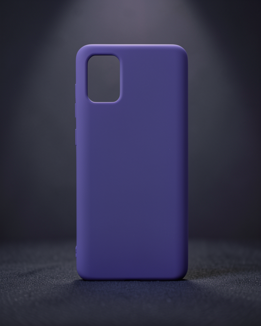 Samsung Galaxy A71 Kılıf Nano İçi Kadife Silikon - Mor