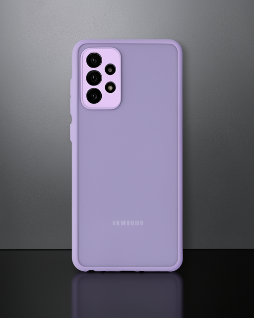 Samsung Galaxy A72 Kılıf Montreal Silikon Kapak - Mor
