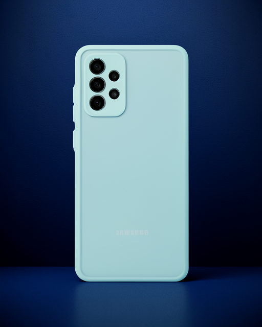 Samsung Galaxy A72 Kılıf Montreal Silikon Kapak - Turkuaz