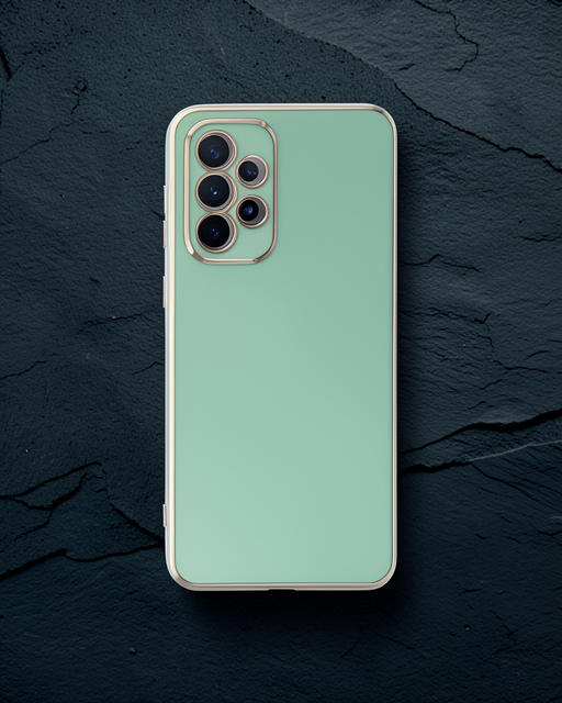 Samsung Galaxy A73 5g Kılıf Volet Silikon - Açık Yeşil