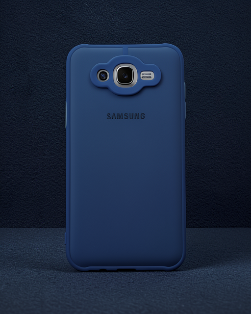 Samsung Galaxy J7 Kılıf Montreal Silikon Kapak - Lacivert
