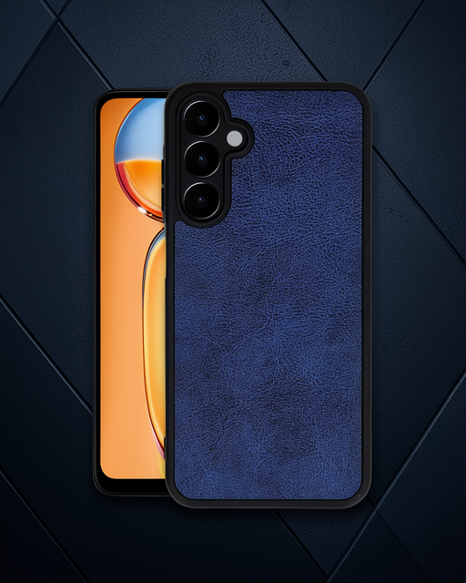 Samsung Galaxy M15 Kılıf Aras Deri Kapak - Lacivert