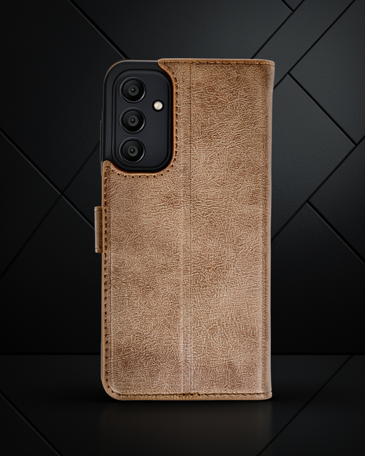 Samsung Galaxy M15 Kılıf Trend S Plus Kapaklı Kılıf - Taba