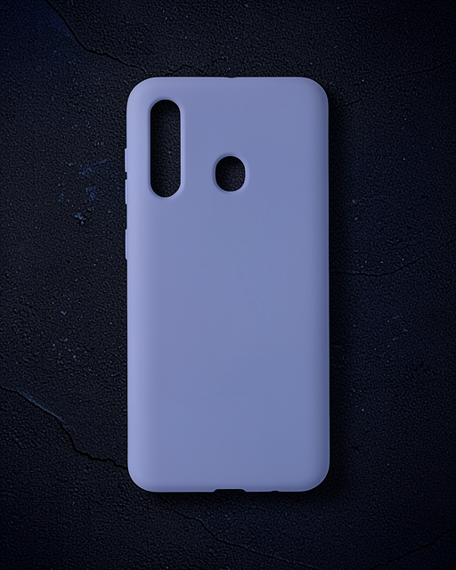 Samsung Galaxy M40 Kılıf Nano İçi Kadife Silikon - Lila