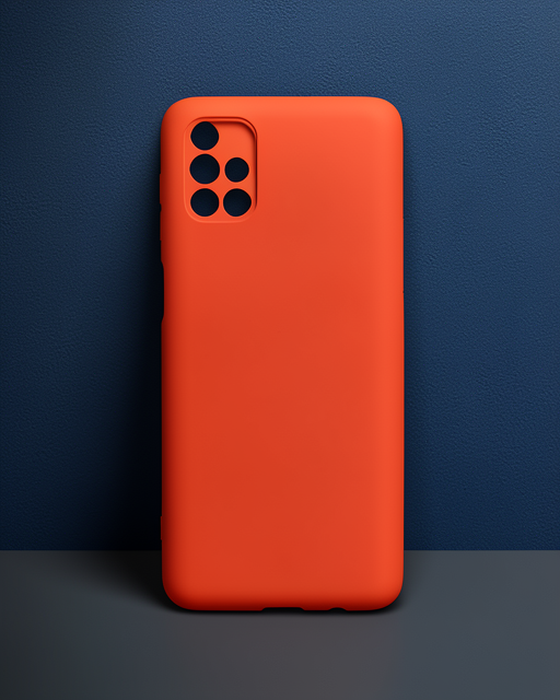 Samsung Galaxy M51 Kılıf First Silikon - Bordo