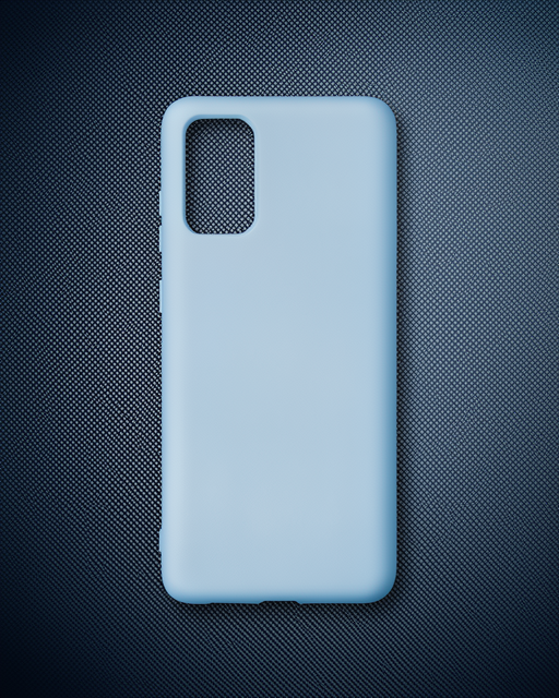 Samsung Galaxy S20 Plus Kılıf Nano İçi Kadife Silikon - Sky Blue