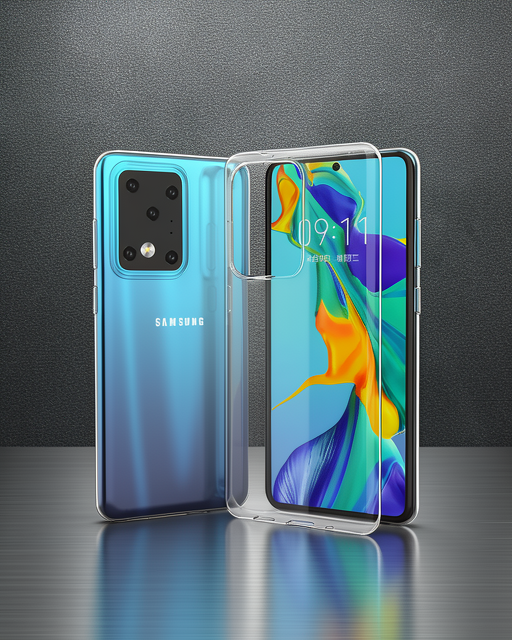 Samsung Galaxy S20 Ultra Kılıf Lüx Şeffaf Silikon