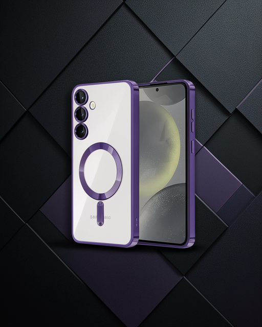 Samsung Galaxy S23 Plus Kılıf Kross Magneticsafe Kapak - Mor
