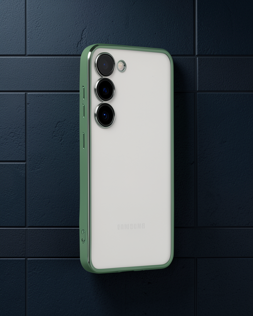 Samsung Galaxy S23 Plus Kılıf Razer Lensli Silikon - Yeşil