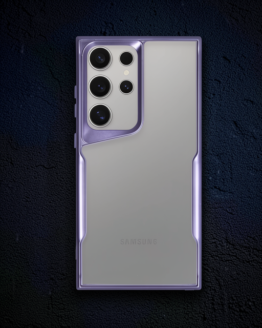 Samsung Galaxy S23 Ultra Kılıf Boyi Silikon Kapak - Derin Mor