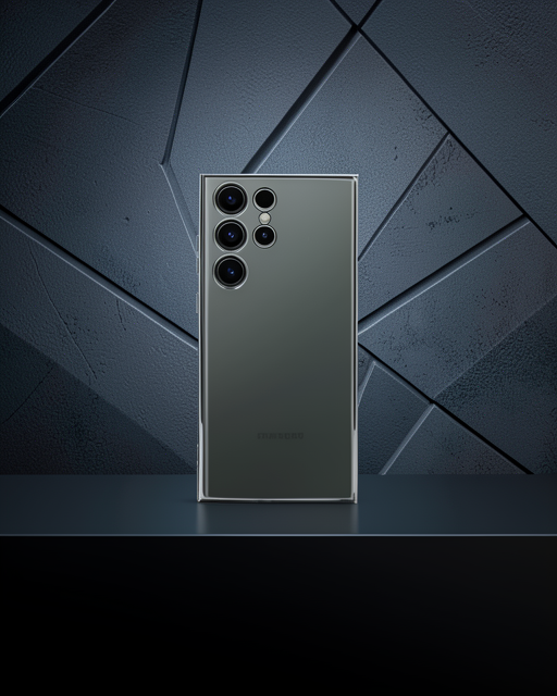 Samsung Galaxy S23 Ultra Kılıf Razer Lensli Silikon - Gümüş