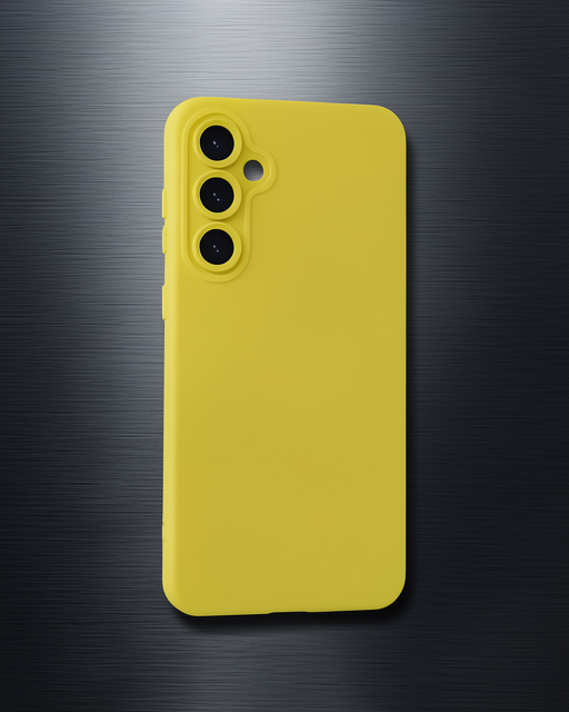 Samsung Galaxy S24 Kılıf Nano İçi Kadife Silikon - Sarı