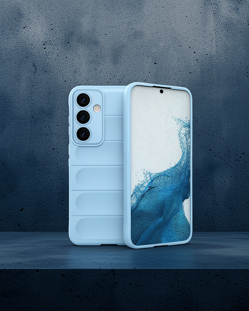 Samsung Galaxy S24 Kılıf Optimum Silikon - Sky Blue