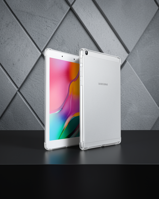 Samsung Galaxy T290 Tab A 8 Kılıf Anti Shock Tablet Silikon - Şeffaf