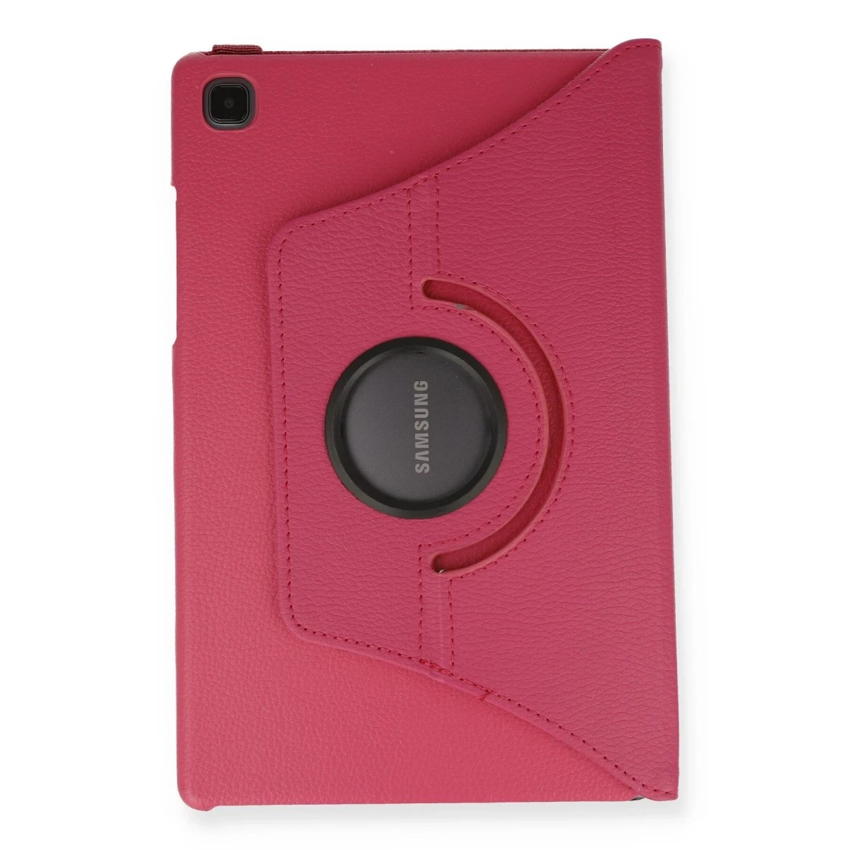 Samsung Galaxy T500 Tab A7 10.4 Kılıf 360 Tablet Deri Kılıf - Pembe