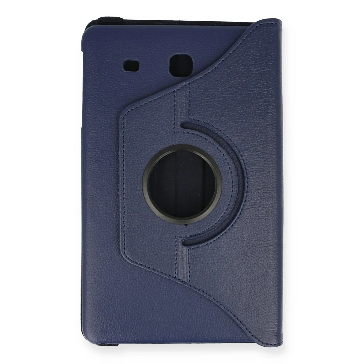 Samsung Galaxy T560 Tab E 9.7 Kılıf 360 Tablet Deri Kılıf - Lacivert