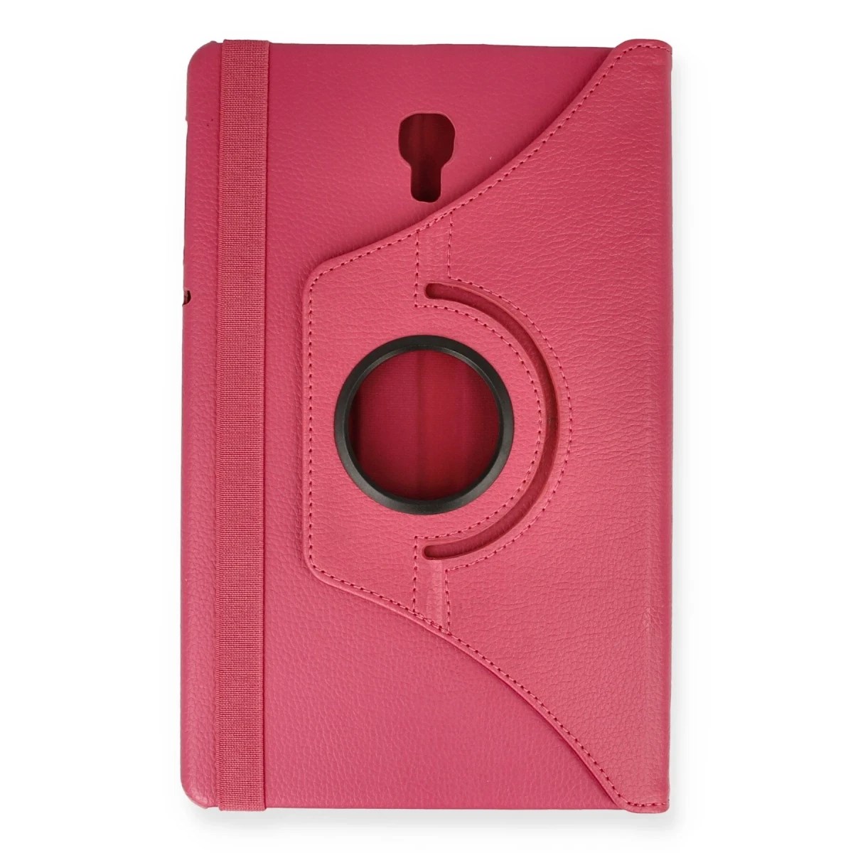 Samsung Galaxy T590 Tab A 10.5 Kılıf 360 Tablet Deri Kılıf - Pembe