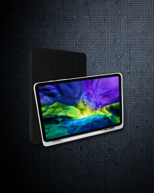 Samsung Galaxy X200 Tab A8 10.5 Kılıf Kalemlikli Mars Tablet Kılıfı - Siyah