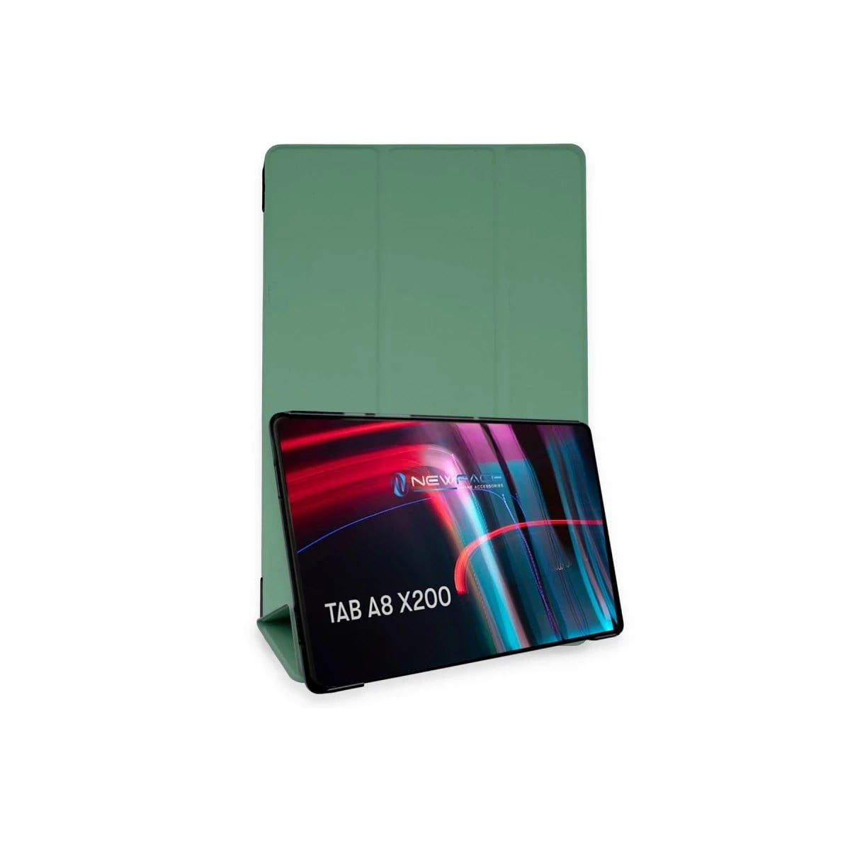 Samsung Galaxy X200 Tab A8 10.5 Kılıf Tablet Smart Kılıf - Koyu Yeşil
