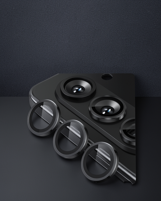 Samsung Galaxy Z Fold 5 Valdez Metal Kamera Lens - Siyah