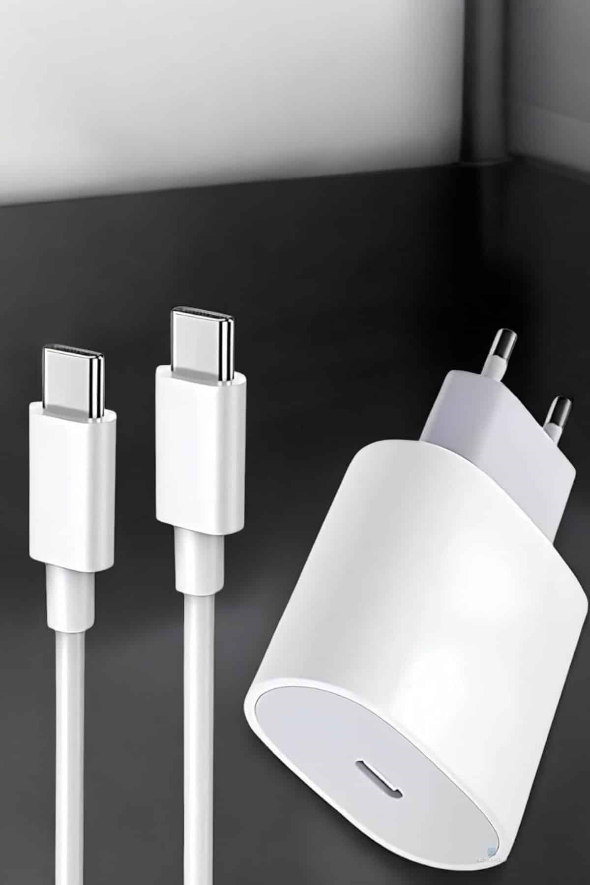 Şarj Aleti İOS 15/15 Pro Max Uyumlu Şarj Adaptörü ve Kablosu