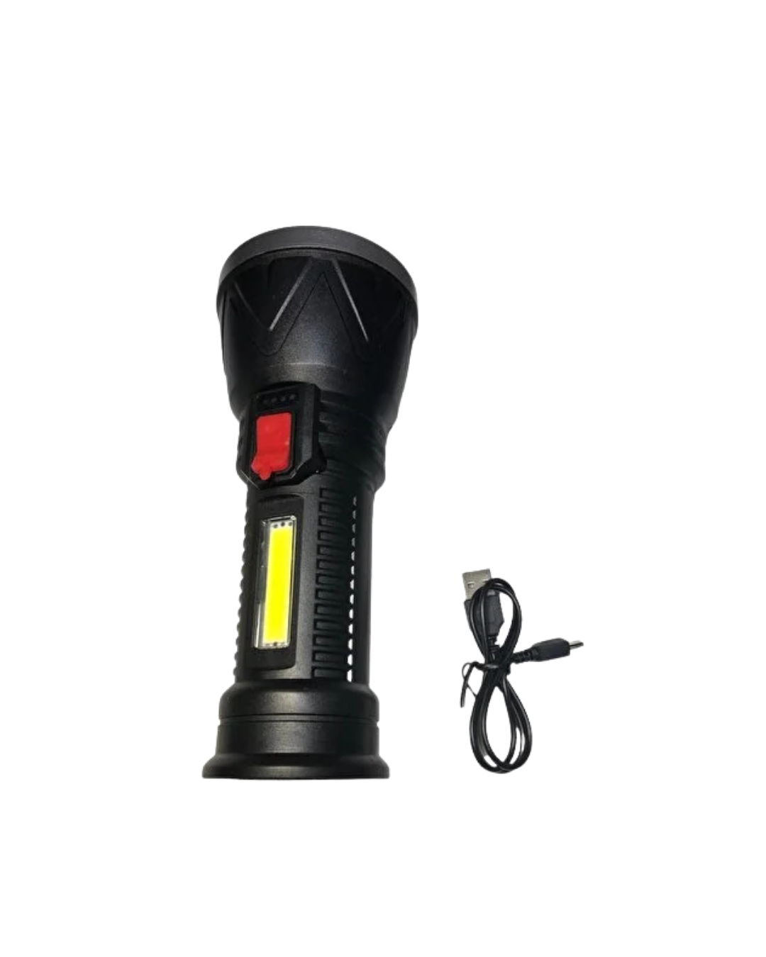 Şarjlı LED El Feneri 9 LED Güçlü Işık ve 4 Modlu Kullanım