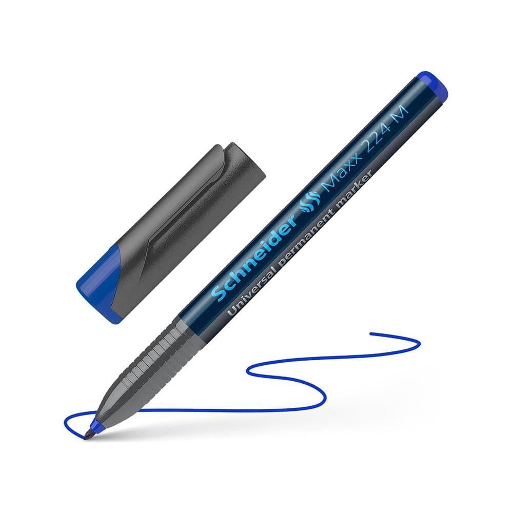 Schneider Maxx 224 M Asetat Kalemi 1.0 mm Mavi 10'lu