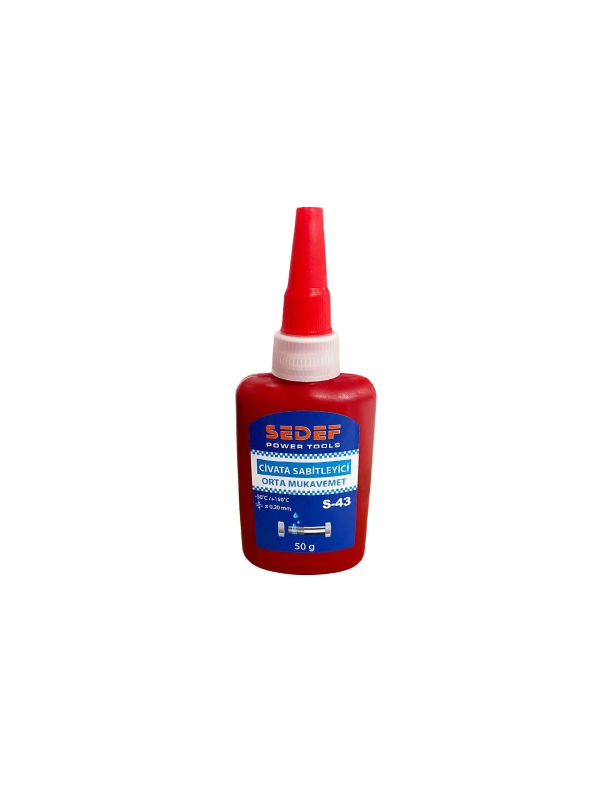 SEDEF S-43 Orta Kuvvet Civata Sabitleyici 50 ml