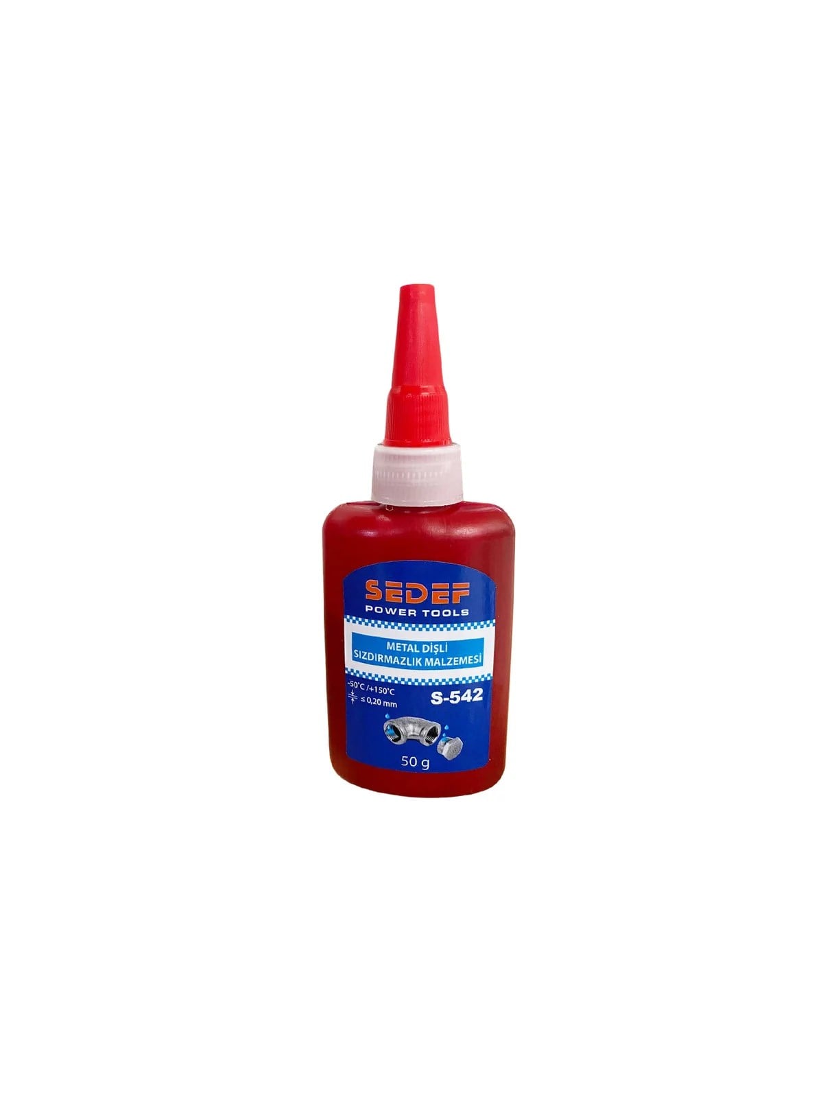 SEDEF S-542 Metal Dişli Sızdırmazlık Malzemesi 50 ml