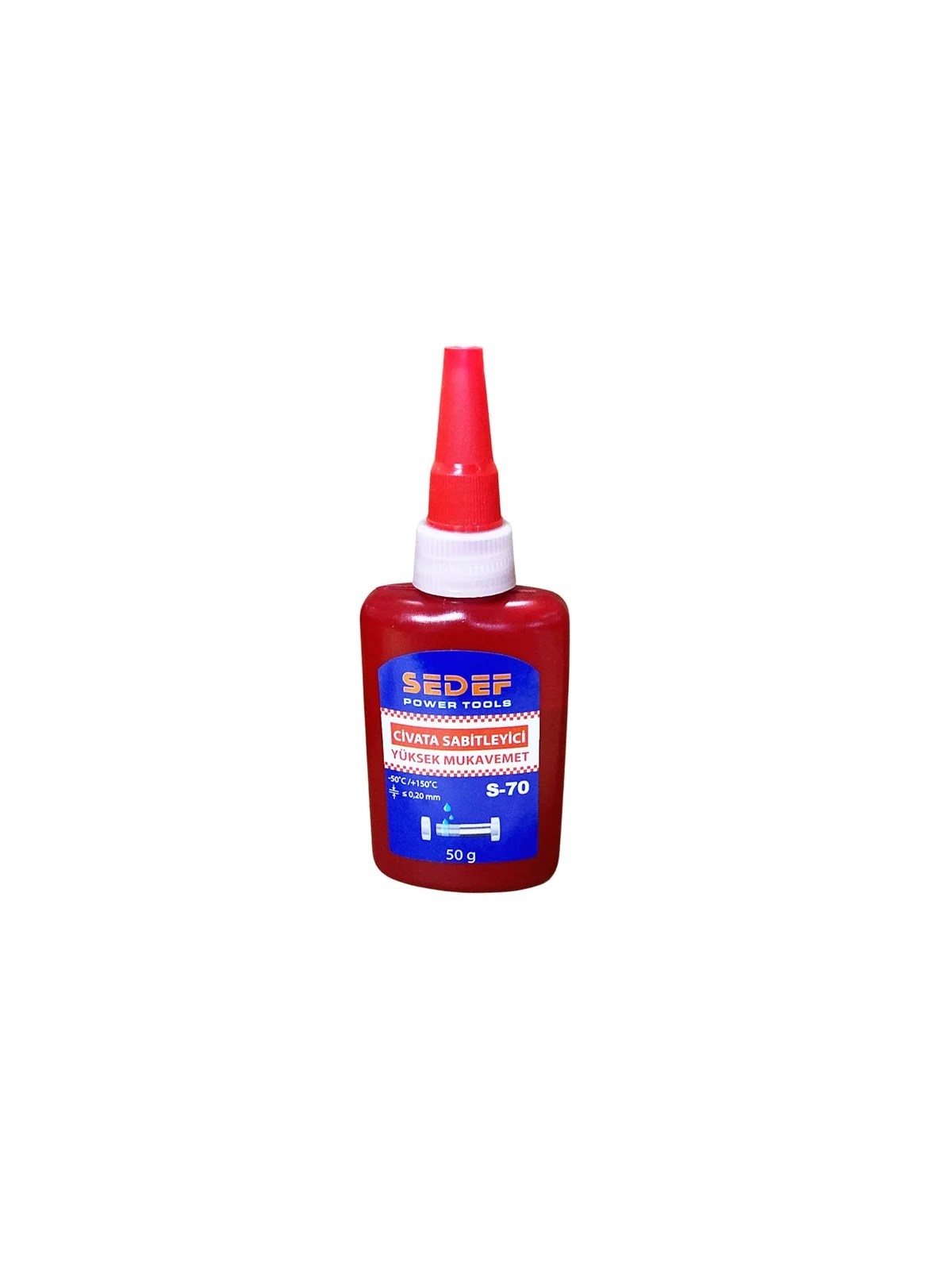 SEDEF S-70 Yüksek Kuvvet Civata Sabitleyici 50 ml