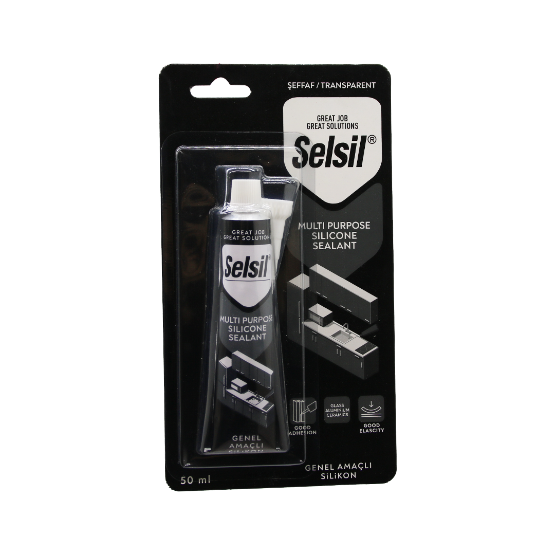 Şeffaf Genel Amaçlı Tüp Silikon 50ml