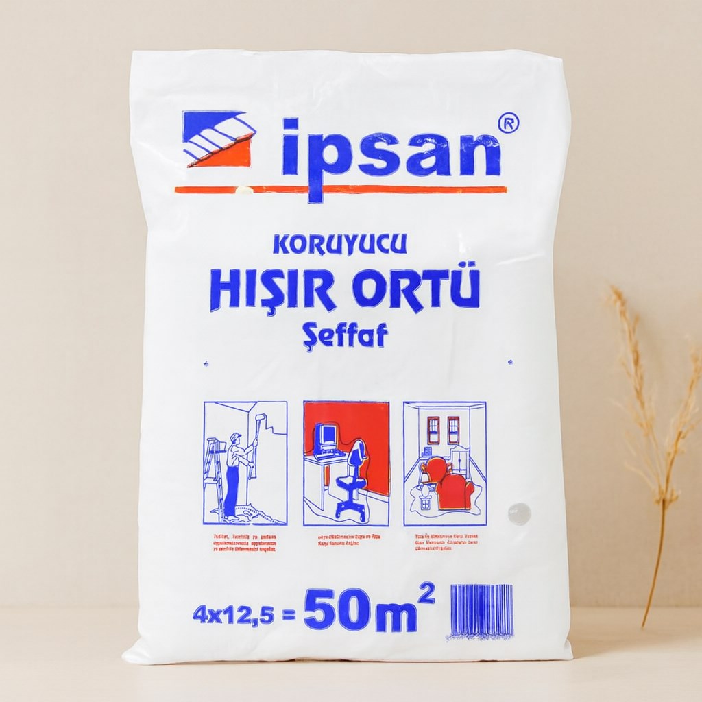 Şeffaf Koruyucu Örtü 50 m² (Hışır)