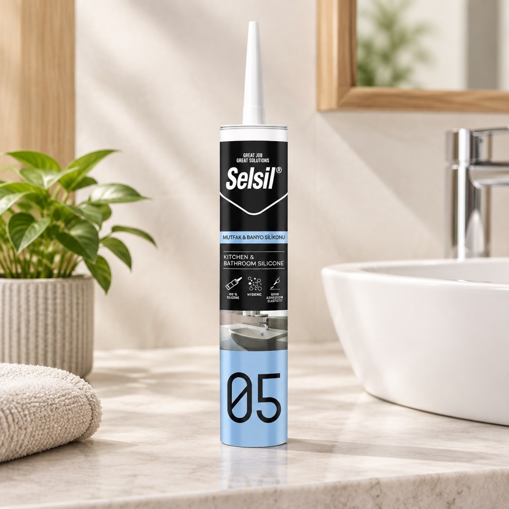 Şeffaf Mutfak ve Banyo Silikonu 280 ml