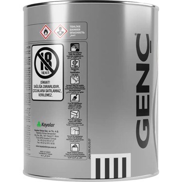 Sentetik Antipas Boya 0.75 Lt Gri Renk Seçeneği