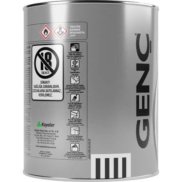 Sentetik Antipas Boya 0.75 Lt Gri Renk Seçeneği