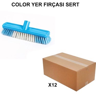 Sert Yer Fırçası 12 Adet Color Fırça