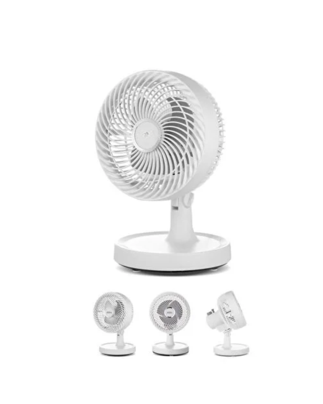 Sessiz Çalışan Mini Masaüstü Fan 2 Kademeli Otomatik Salınımlı