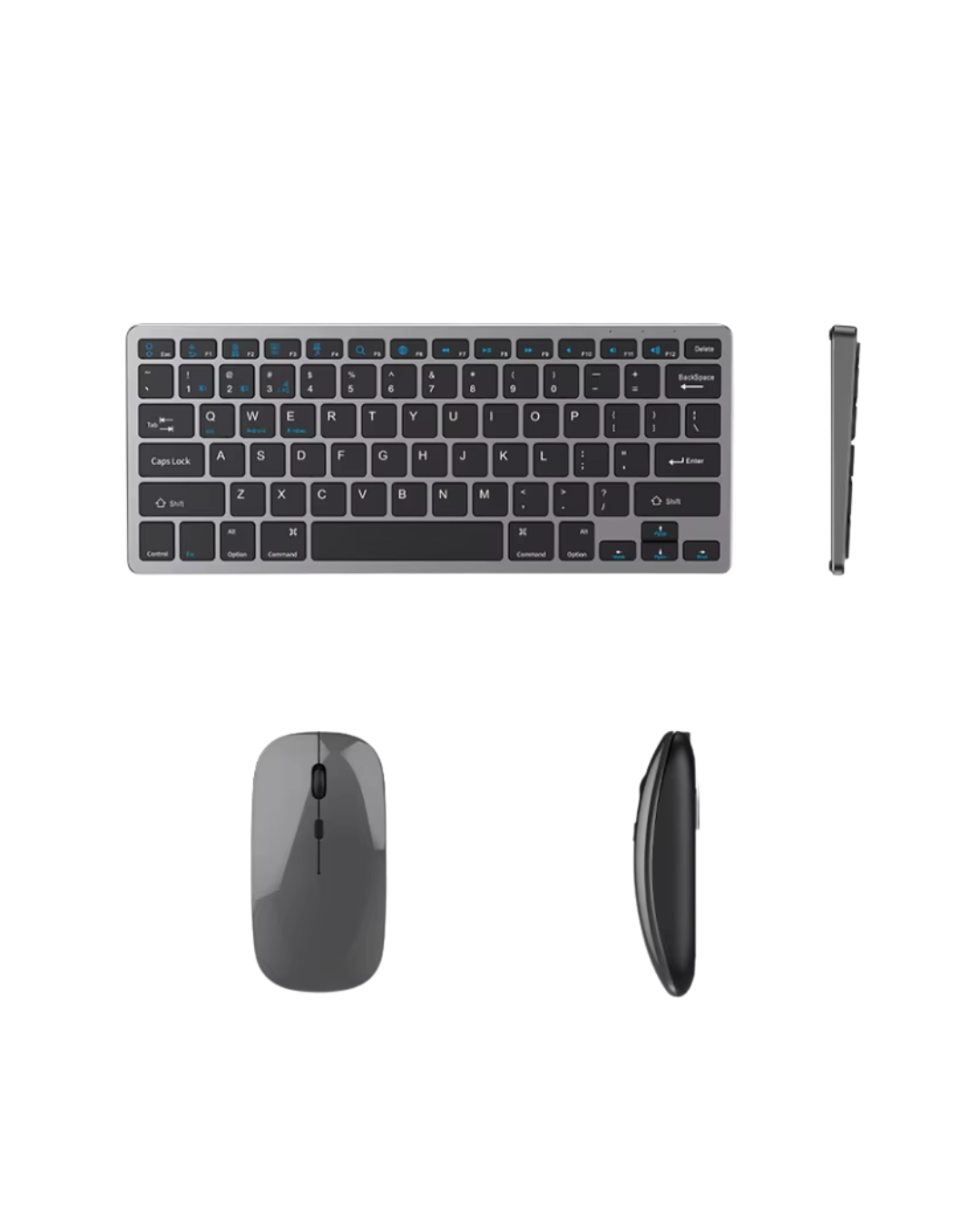 Sessiz Kullanım Sunan Bluetooth Klavye Mouse Seti Çoklu Cihaz Uyumlu