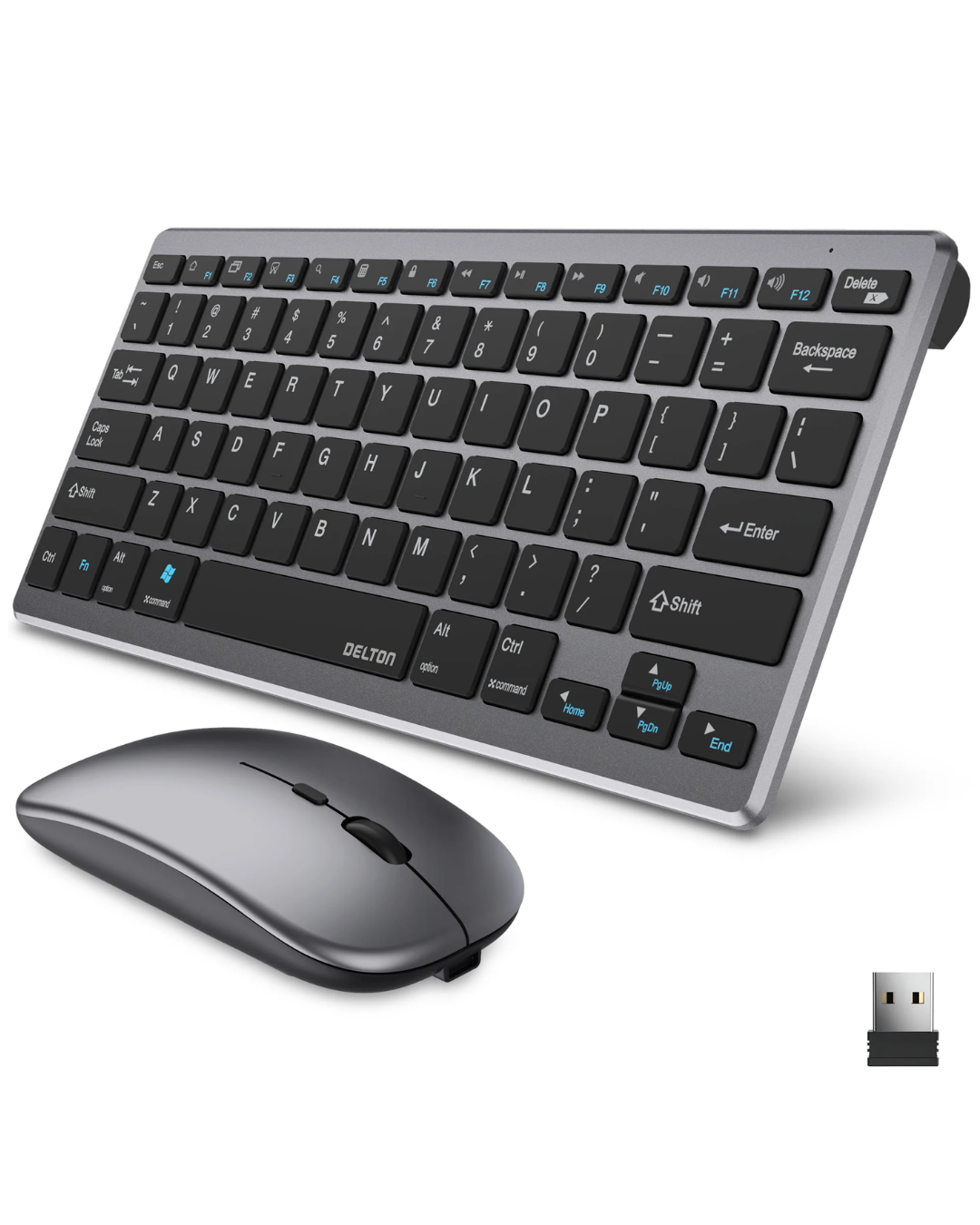 Sessiz Kullanım Sunan Bluetooth Klavye Mouse Seti Çoklu Cihaz Uyumlu