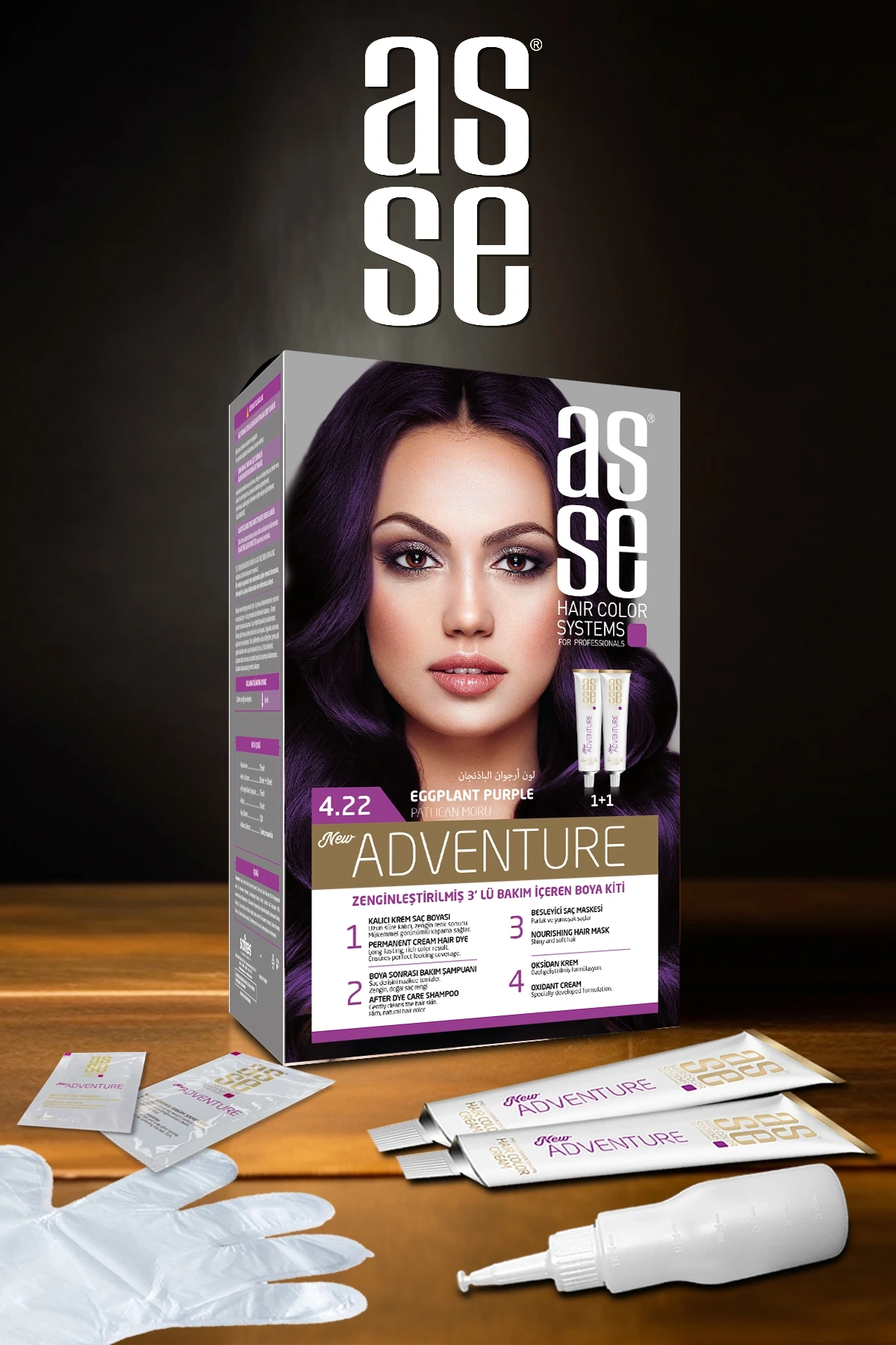 Set Saç Boyasi 4.22