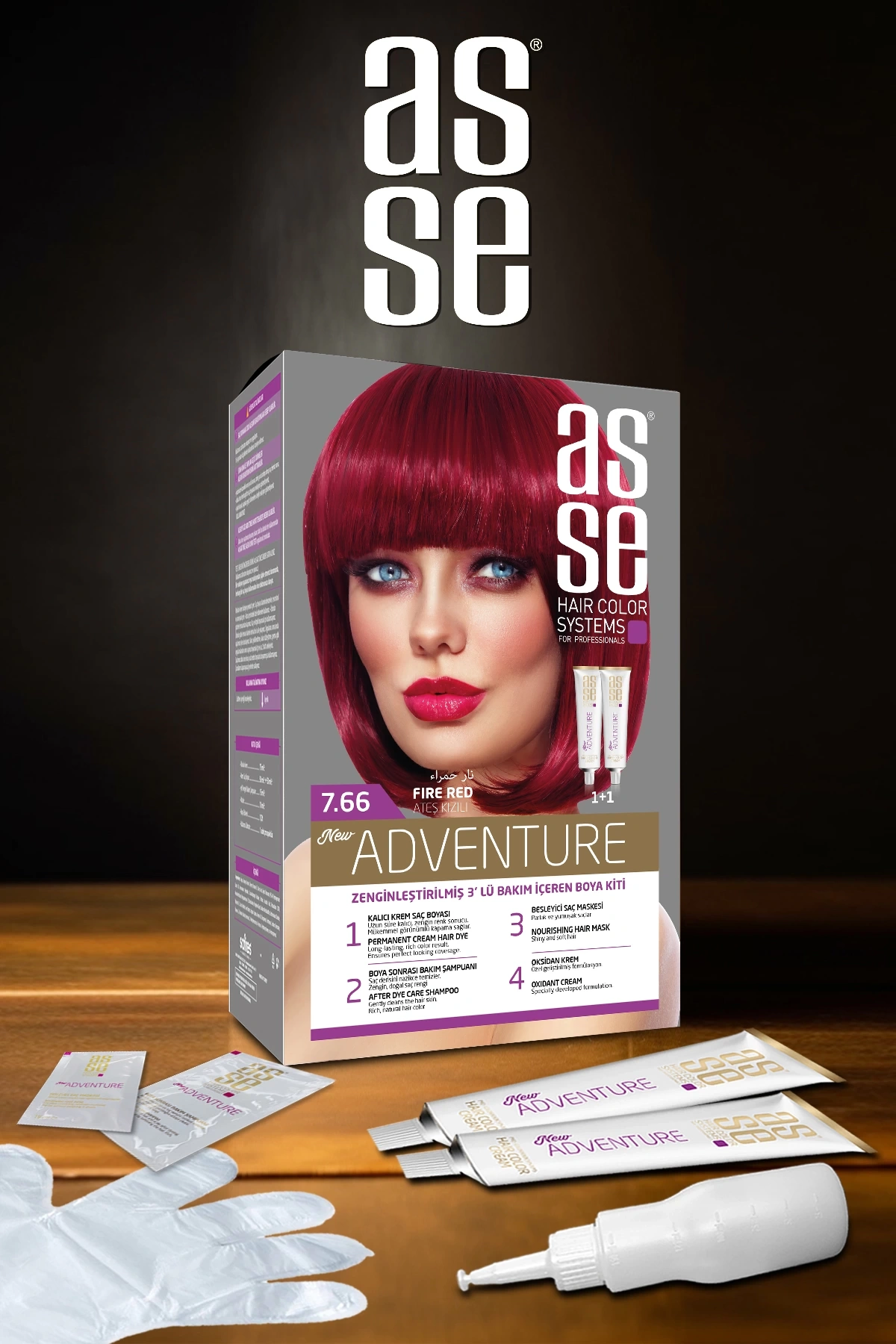 Set Saç Boyasi 7.66