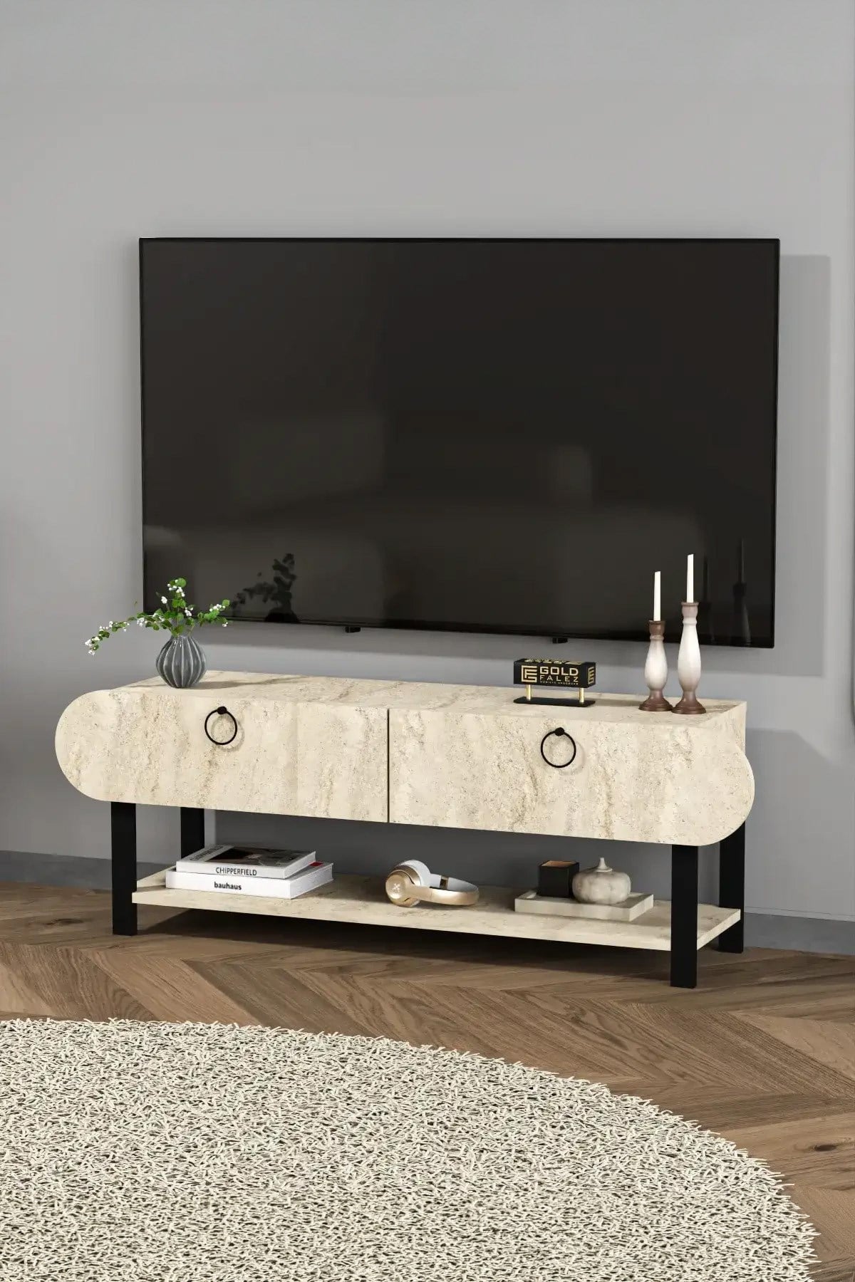 Setro TV Ünitesi Ekru 110 cm