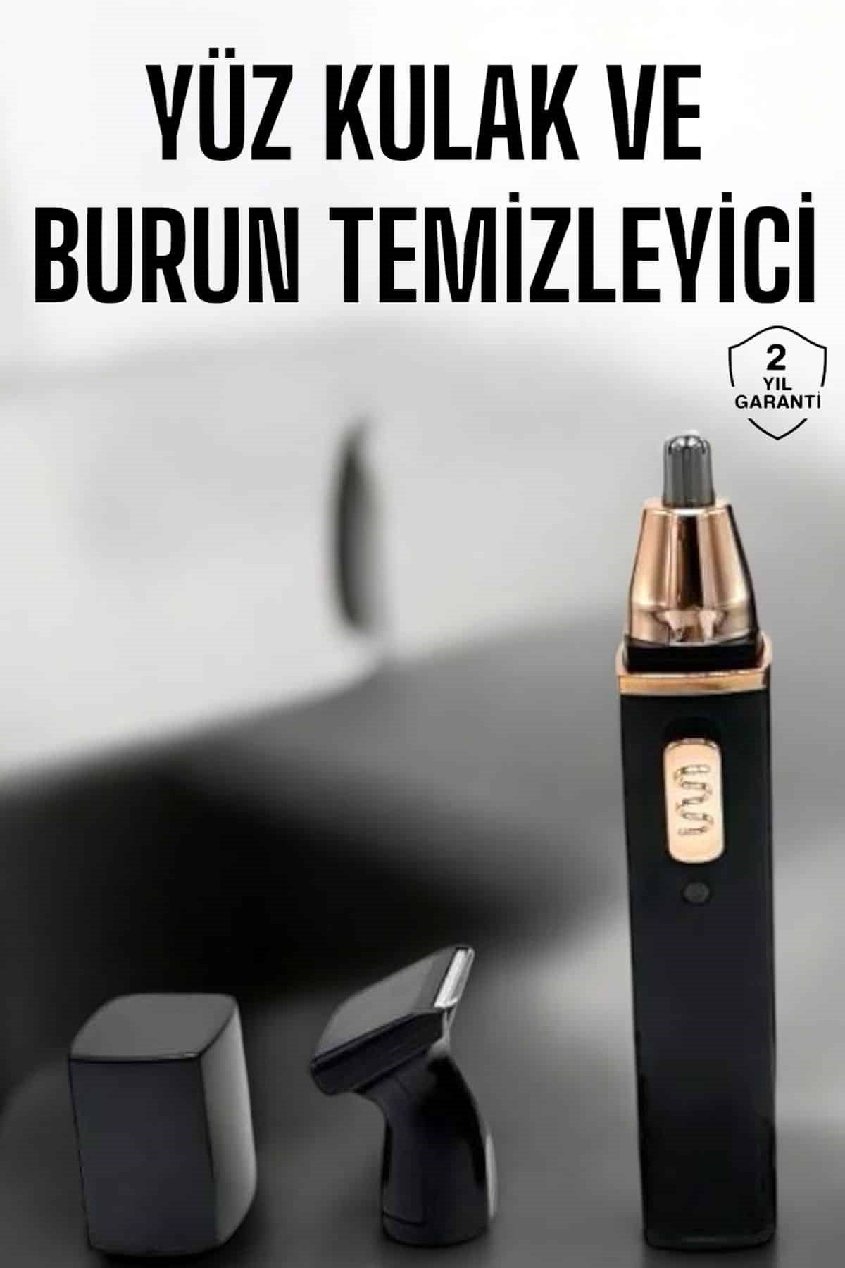 Seyahat Tipi Mini Taşınabilir Siyah Burun Kulak Yanak Kıl ve Tüy Temizleme Makinesi