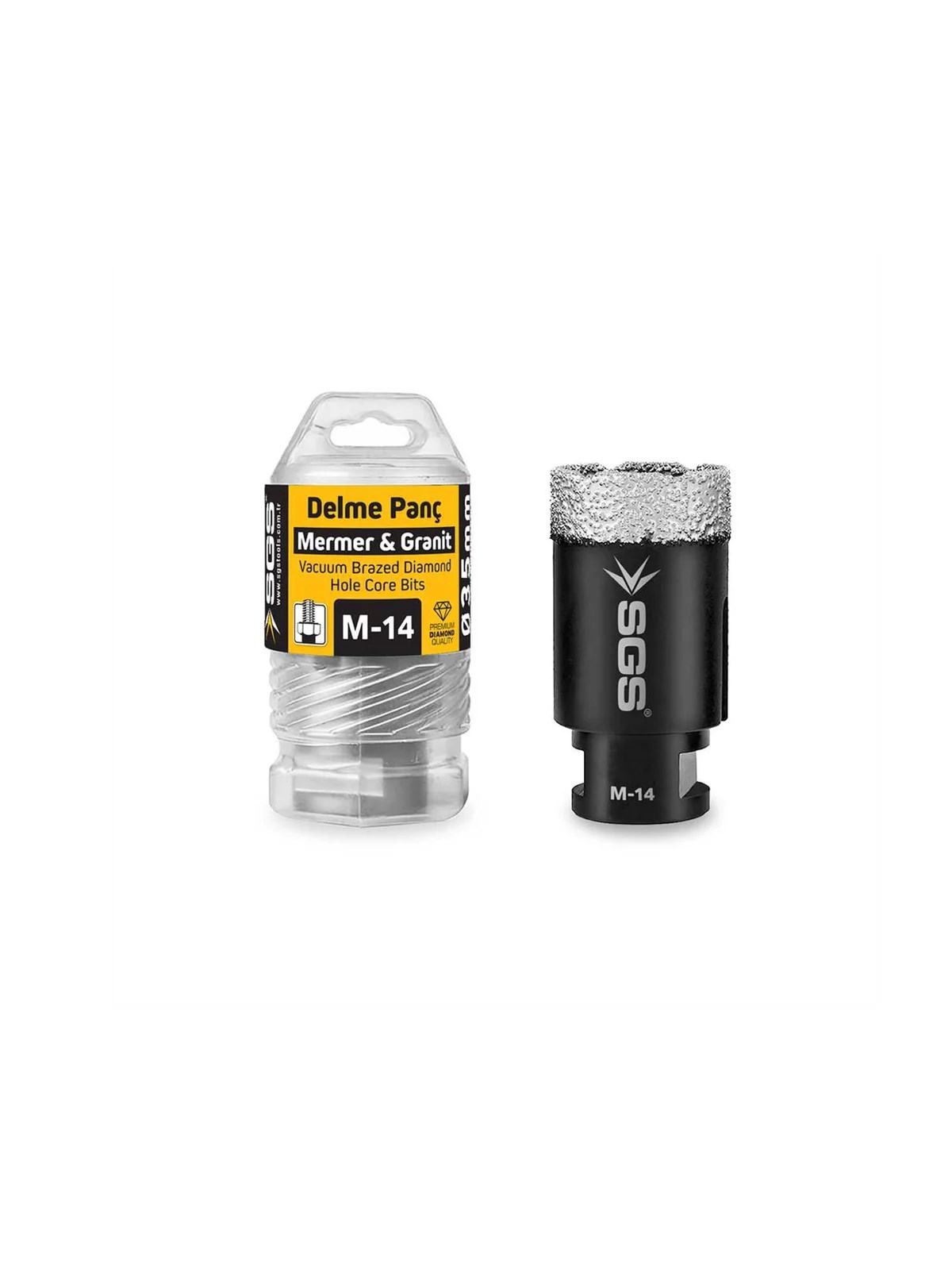 SGS 14mm M14 Mermer Granit Delme Panç SGS 2734
