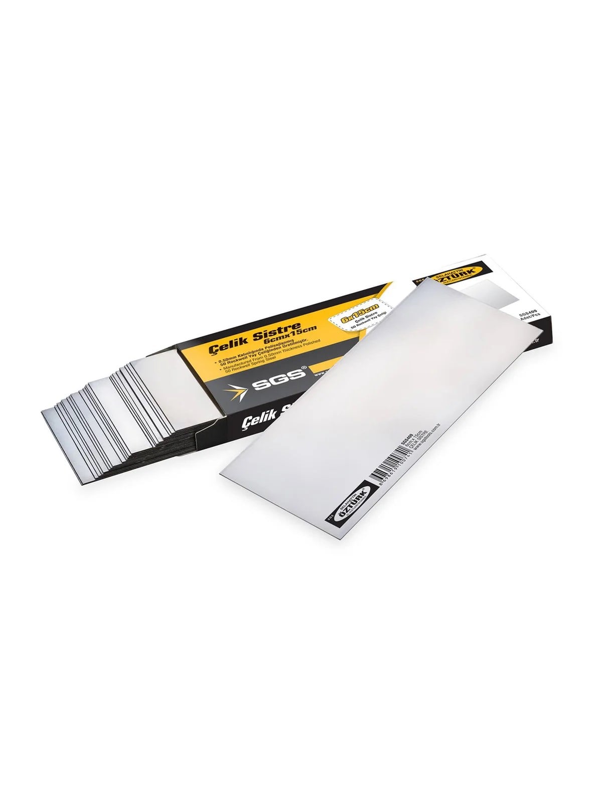 SGS Paslanmaz Çelik Sistre 6x15cm SGS410